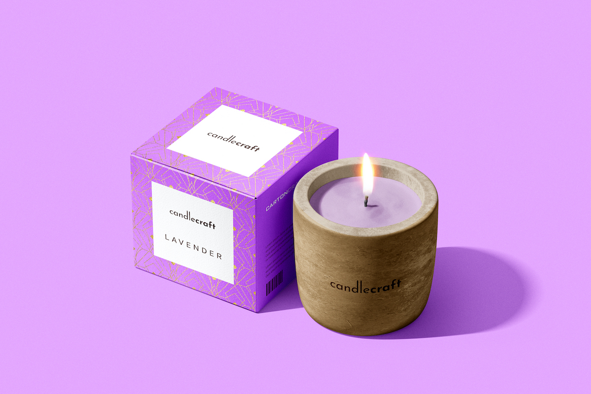 CartonCraft Box and Candle