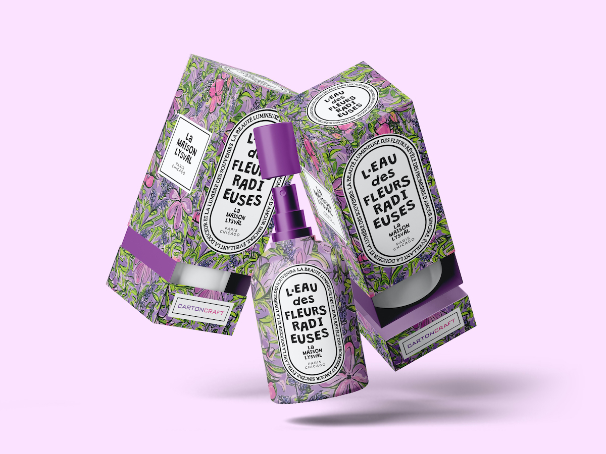 Carton Craft Perfume Box and Bottle