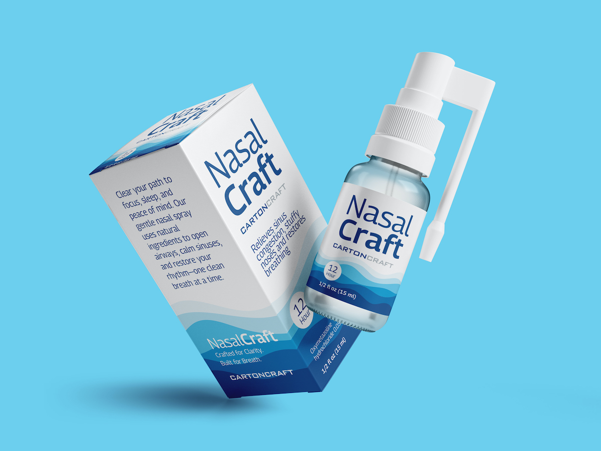CartonCraft Nasal Spray and Box
